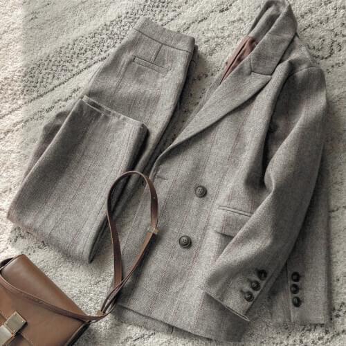 LDKVGSU Womens Wool Pantsuits China