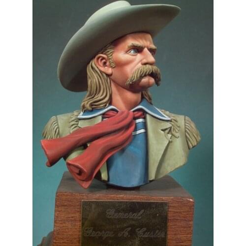 New Unassembled 1/ 10 George Armstrong Custer bust not include the base Resin Kit DIY Toys Unpainted kits