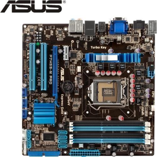 ASUS P7H55-M Pro Original ASUS motherboard Socket LGA 1156 uATX DDR3 HDMI DVI VGA USB2.0 16GB H55 Desktop Mainboard