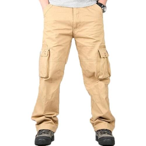 Autumn Winter Thick Thermal Men Cargo Pants Outdoor Sports Trekking Climbing Trousers 100% Cotton New Military Tactical Pants