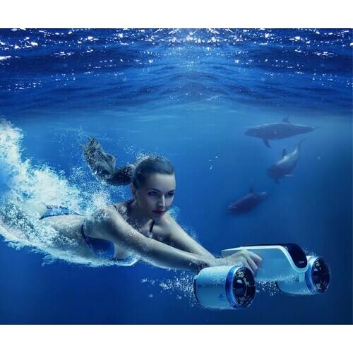 Underwater Booster Mini Sensitive 30min Double Helix Child Adult Submersible Booster 40m Deep Sea Travel Diving Rescue Equipment