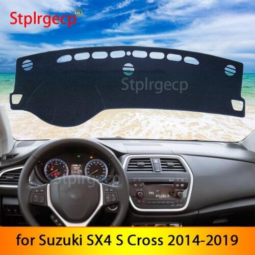 For Suzuki SX4 S Cross 2014-2019 Anti-Slip Mat Dashboard Cover Pad Sunshade Dashmat Car Accessories 2018 2017 2016 2015
