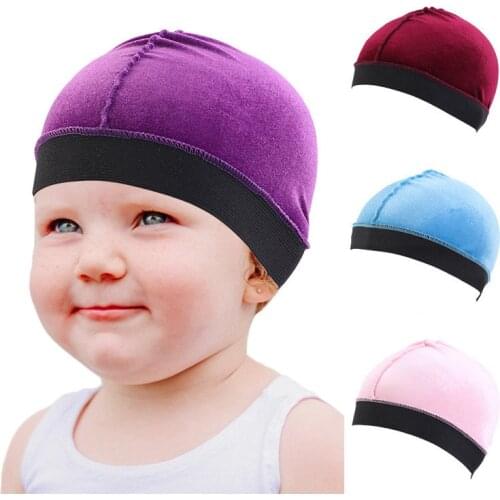 Unisex Velvet Wave Caps Satin Breathable Turban Hat Men Hip Hop Durags 1pcs