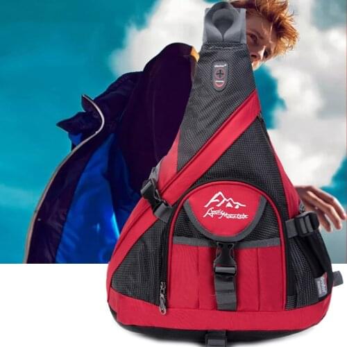 Outdoor Riding Sport Chest Bag Men Women Mountaineering Hiking Travel Backpack Rucksack Unisex Messenger Cross Body Triangle Bag