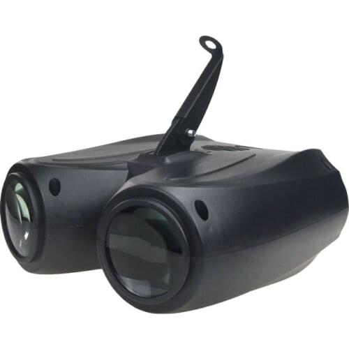 E&QColorful 20W RGBW Pattern Led Stage Effect Lighting 128/64LED Double Head Airship Projector Lamp Light DJ Disco Party lights