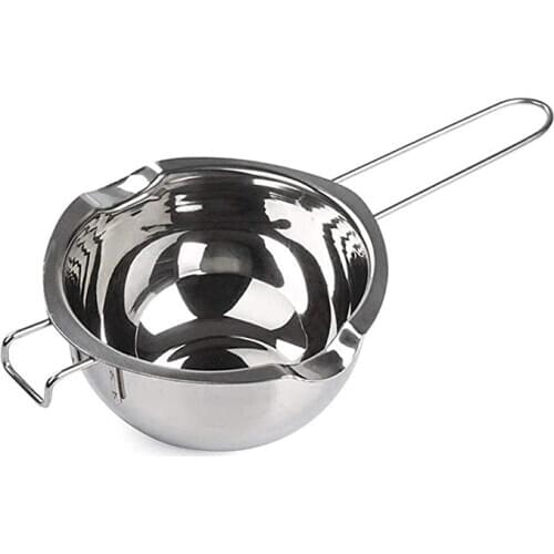 400ML Melting Pot Stainless Steel 304 Premium Quality Double Boiler Pot for Melting Chocolate Wax Candy and Candle Making
