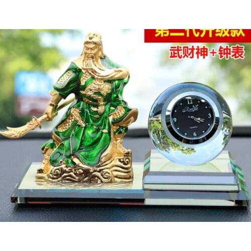 GUAN GONGWU AND THE GOD OF WEALTH GUARD PEACE HANDICRAFT WHOLESALE GOD OF WEALTH GUANYU GUANGONG BUDDHA FIGURE SCULPTURE STATUE