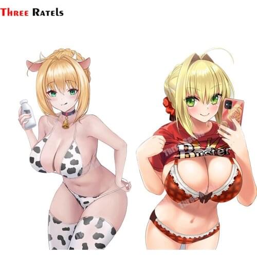 Three Ratels B245 Nero Claudius And Nero Claudius Fate Sexy Girl For Bmw F30 Car Styling Stickers Auto Accesory Decoration