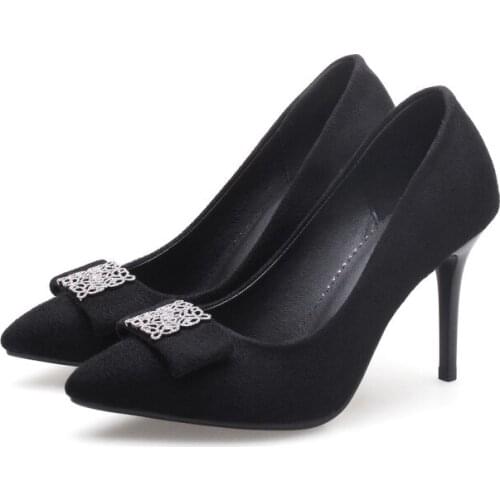 Big Size 9 10 11 ladies high heels women shoes woman pumps Pointed slippers