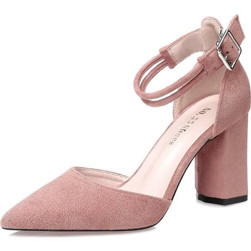 Замшевые туфли-лодочки UTHDJKDS China At AliExpress