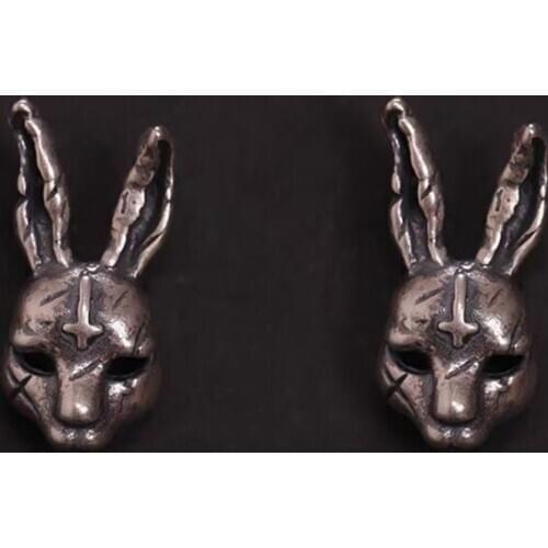 Cute Gothic Cross Hare Rabbits Bunny Animal Jewelry Ear vintage Stud Earring