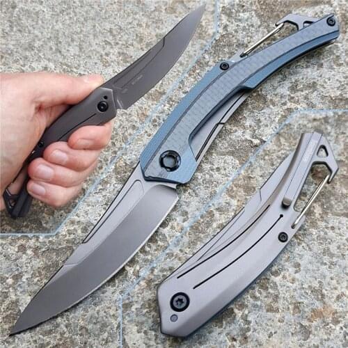 High Quality Kershaw 1225 tactical pocket 8cr13mov carbon fiber handle outdoor camping hunting folding knives Survival EDC tools