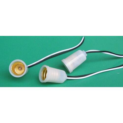 20pcs E12 Candle Candelabra Light Socket Lamp Holder Base with Leads 20W