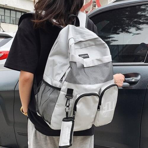 2021 New Nylon Backpack High Quality Women Travel Rucksack Large Capacity Bookbag Multifunctional Female School Bag Lady Mochila