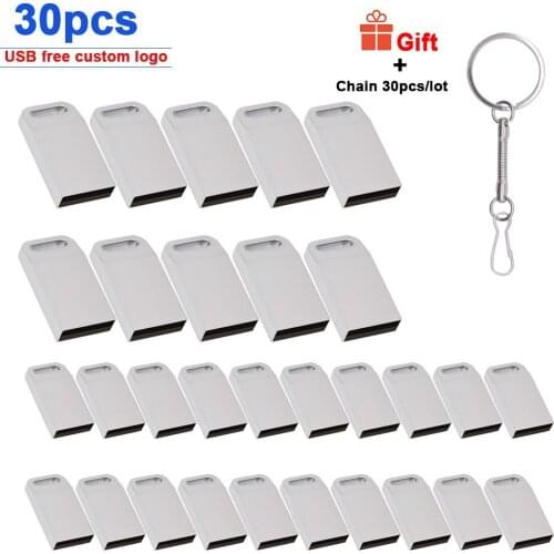30pcs/lot free logo 128GB Pendrive Memory Stick U Disk Flash Usb 2.0 Mini 16GB 32GB 64GB Real-Capacity For photography
