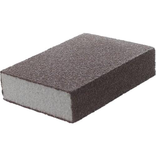 Large Area Carborundum Fine Flexible Descaling Clean Magic Brush Sanging Sponge maroon