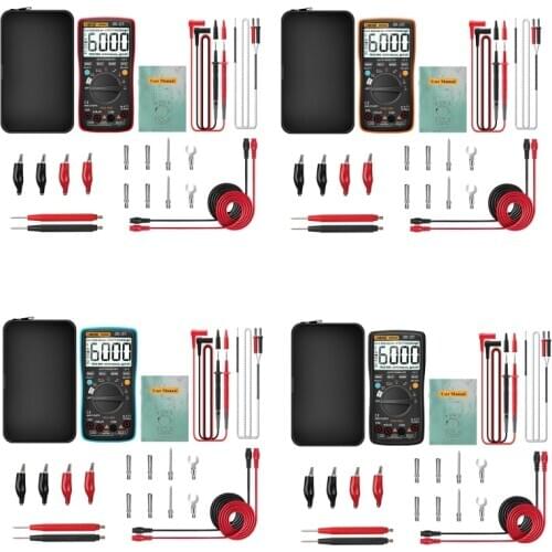 AN9002 Bluetooth Digital Multimeter 6000 Counts True RMS Auto-Range AC/DC Volt Dropship
