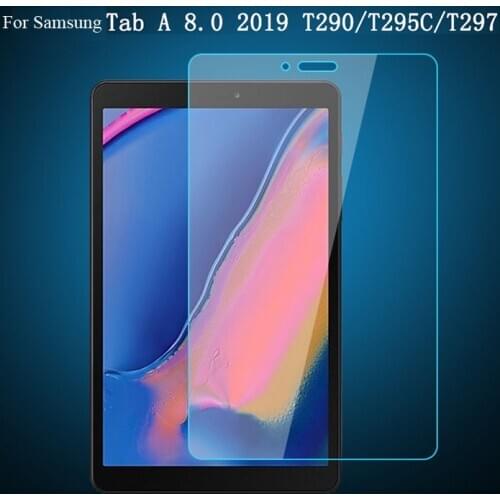 For Samsung Galaxy Tab A 8.0 2019 Tempered Glass Screen Protector T290 T295 T297 Film Cover Skin Guard