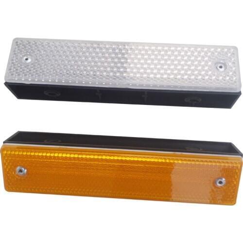 Double sided attached type rectangle contour standard traffic reflective sign traffic direction