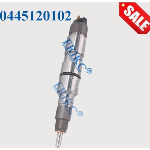 ERIKC Car Parts Injector 0445120102 common rail injector 0445 120 102 DFM 4102TCI complete auto diesel injector 0 445 120 102