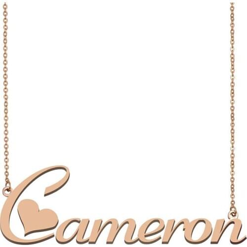 Cameron Name Necklace Custom Personalized Choker for Women Girls Best Friends Birthday Wedding Christmas Mother Days Gift