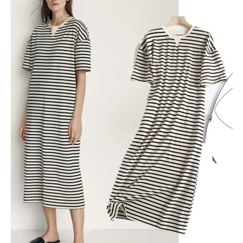 Летние платья в полоску JennyandDave China At AliExpress