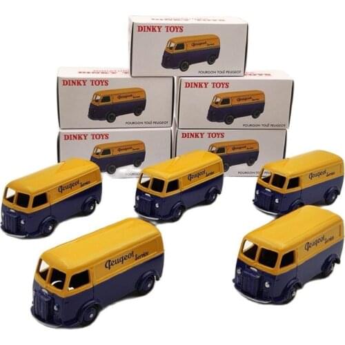 Lot Of 5pcs Atlas 1/43 For Miniatures Dinky Toys 25B P~geot Fourgon Tole D.3.A Diecast Models Car