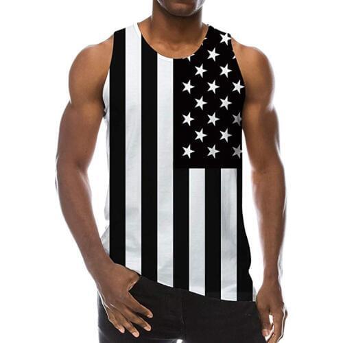 Mens tank top musculation Summer New Style 3D printed bodybuilding Vest Blouse Fashion Comfort tank Top debardeur homme