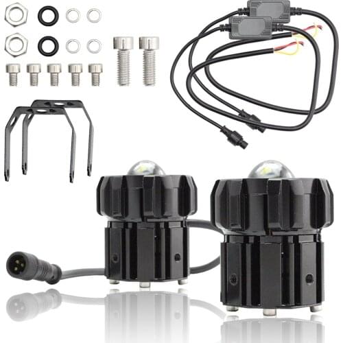 New Car Led Lens Fog Light Eye Refit 20W Fog Lamp Hawk Eagle Eye Daytime Running Lights 12V Automobile 3 Colors Car Accesories