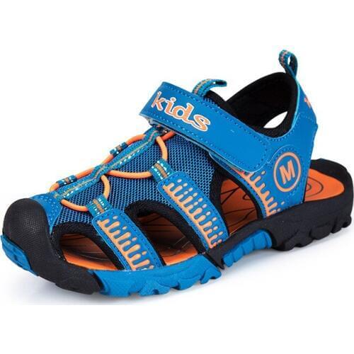 2020 New Summer Beach Sandals Kids Closed Toe Toddler Sandals Boys Fisherman Shoes Children Fashion Designer Shoes Size 27#-38