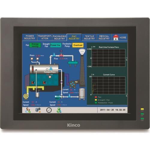 NEW Original Kinco Touch Panel HMI MT4620TE,12.1" TFT Display,800*600, 65536 Colors,3 COM Ports,RS232/RS485-2/4, Ethernet Suport