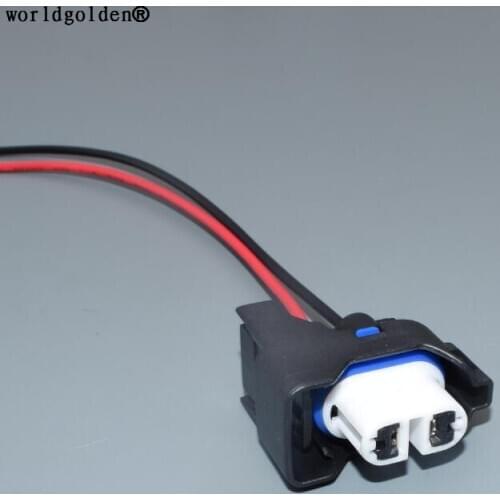 Worldgolden 2 Pin 7183-3789-30 Female Car Fog Light Connector Auto Waterproof Lamp Cable Plug With Pins And Rubber Seals