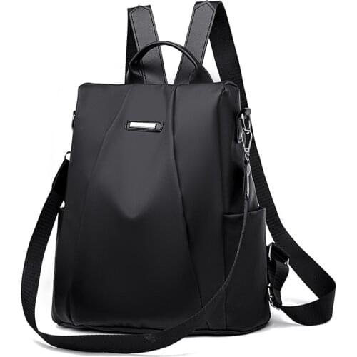 Backpack Female 2021 New Trendy Korean Casual Wild Fashion Travel Backpack Travel Bag Oxford Cloth Causal Girls Book Bag