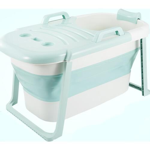 Folding Bathtub Adult Bathtub Household Bathtub Adult Bathtub Bathtub Whole Body Plastic Bathtub Thickening Tub Bath