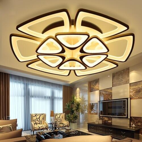 Modern Acrylic LED Ceiling Lamps Interior Lighting and Commercial Lighting Adjustable Ceiling lights 100-240V