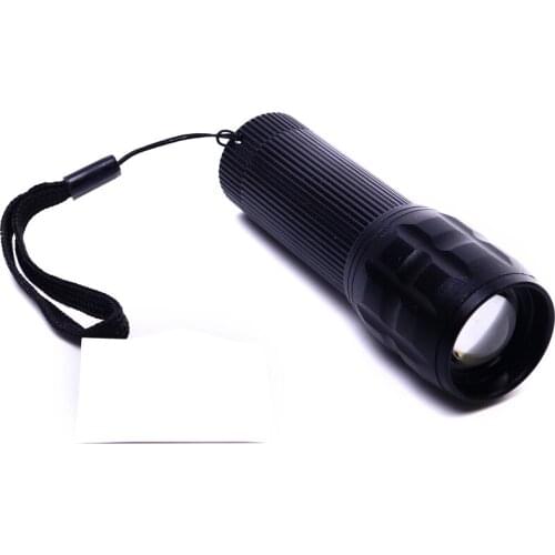 Super Zoom Flashlight Watton Wt-050 250 MT light color:white plastic hunting, camping,home, school, car, hotel, restaurant ,Ship