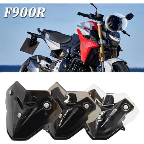 F900R Motorcycle Windscreen Windshield Shield Screen with Bracket For BMW F 900 R F 900R F900 R Smoke Black Color Transparent