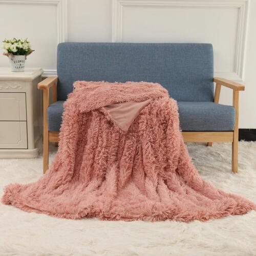 ZHUO MO Fur Blankets