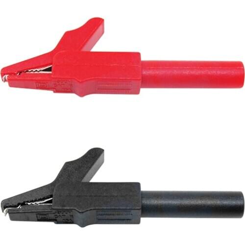 2PCS 300V 15A Alligator Clips Crocodile Clamp For Professional Multimeter 100% Brand New And High Quality Alligator Clip