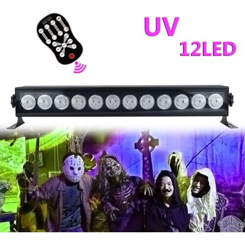 2PCS 36W LED Stage Light Disco UV Violet Black Lights DJ Par Lamp UV For Party Christmas Bar Lamp Laser Stage Wall Washer Light