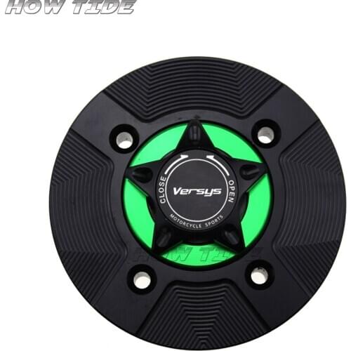 For KAWASAKI KLZ VERSYS 1000 VERSYS1000 2019-2020 CNC Aluminum Keyless Motorcycle Accessories Fuel Gas Tank Cap Cover