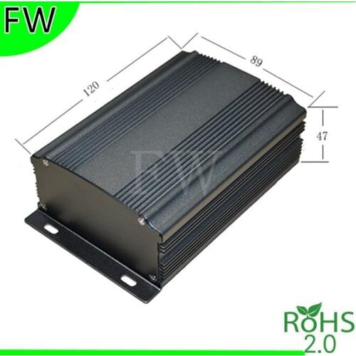 Aluminum radiator car charge shell case boxes enclosure 89*47*120mm
