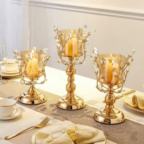 Tea Light Holder Candle Holders Wedding Centerpieces European Decor Center Table Living Room Moroccan Decor Candelabra Candles