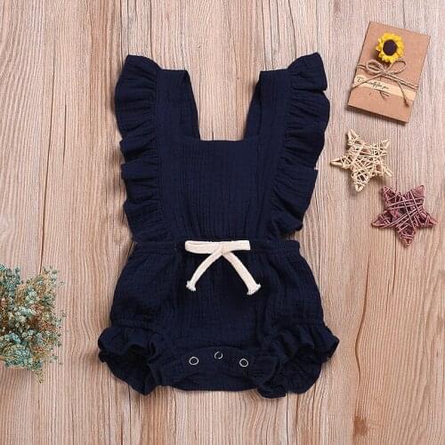Baby Rompers Jumpsuit Newborn Summer Infant Bodysuit Babies Girls Clothes One-Pieces Kids Outfits Onesies for Girl T-shirts 0-2T