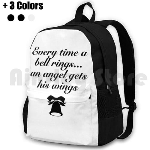 ItS A Wonderful Life-Everytime A Bell Rings Outdoor Hiking Backpack Riding Climbing Sports Bag Everytime A Bell Rings Its A