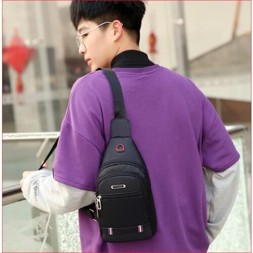 Men Chest Travel Small Backpack Black Crossbody Mini Coffee Shoulder Simple Storage Satchel Hand Bags Hot Free Shipping