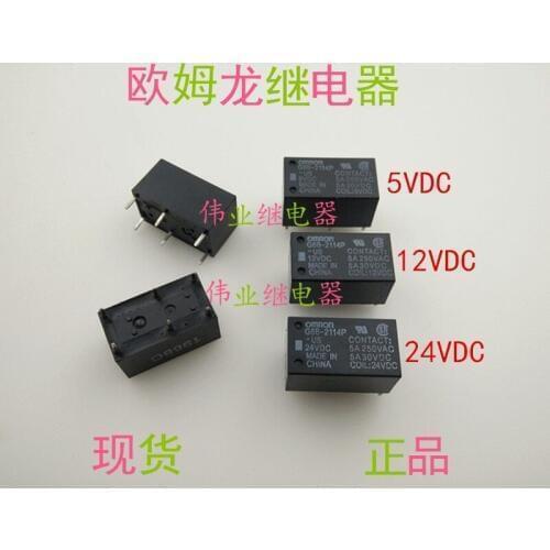 G6b-2114p-us 5VDC 12VDC 24VDC brand new relay 6 pin