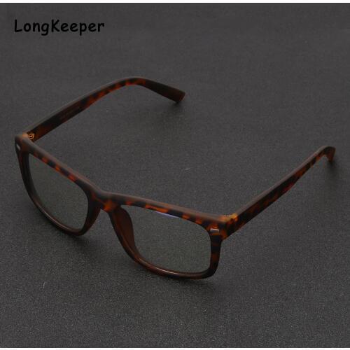 Anti Blue Light Computer Glasses Frames Men Glass Frames Women Trend Brand Optical Matte Black Leopard Anti-UV Gaming Eyewear
