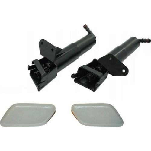 Car Front Headlight Washer Spray Nozzle Headlight Washer Jet Pump with Cover Cap for Toyota Avensis T25 2006 2007 2008