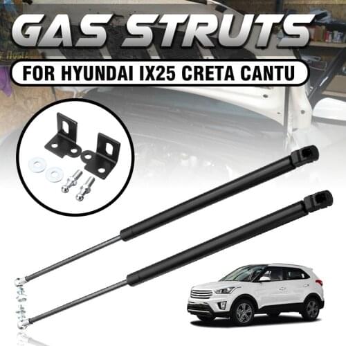 Car Front Bonnet Hood Modify Gas Struts Lift Support Shock Damper Bars For Hyundai ix25 for Creta Cantu Absorber